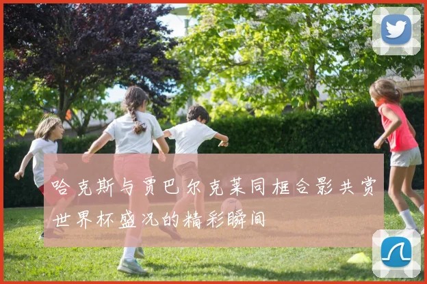 哈克斯与贾巴尔克莱同框合影共赏世界杯盛况的精彩瞬间